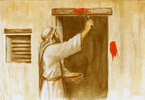 passover blood on door posts